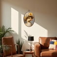 thumbnail image 5 of Duck Canvas Wall Art Duck Vintage Cute Cottagecore Animal Country Aesthetic Floral Hat Feathers Soft Oval Framed Canvas Prints Vintage Wall Hanging Decor for Home Decorations 8.6"x11.4", 5 of 7