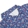 thumbnail image 6 of Hawaiian Floral Polo Shirt for Men Women Summer Golf Shirt Short Sleeve, 6 of 7