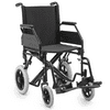 monicare *FDA APPROVED* Transport Wheelchair with Removable Flip Back Armrests & Swing-Away Footrests, Folding Transport Chair with 300lbs Capacity, Black