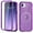 Darkpurple, variant on ShellTech Magnetic Case for iPhone 16e/17e,Shockproof PC Case Compatible with Mag Safe Built-in Screen Protecctor Full Body Protective Cover,Blue