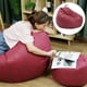 thumbnail image 4 of Elegante Funda Impermeable de Puf, Onizador Multis de de Peluche, Bolsa de Almacenamiento con Cremallera para Patio, Terraza , roja yotijar Funda de almacenamiento de puf, 4 of 10