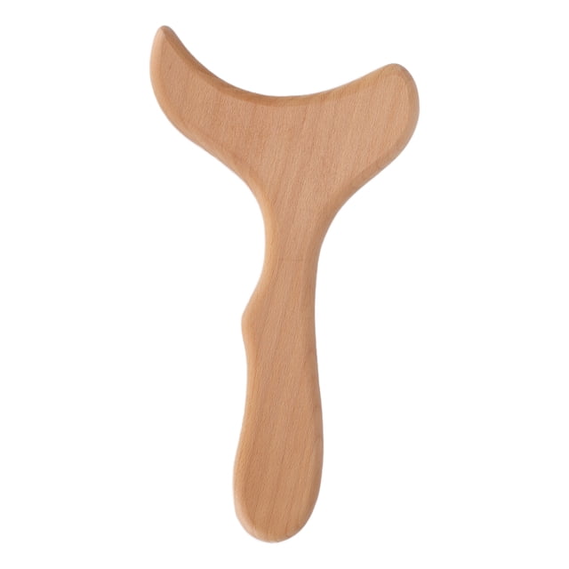 Tabla de raspado de madera para estimular el sistema linfático y eliminar la celulitis.