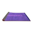thumbnail image 2 of Ahgly Company Indoor Round Abstract Purple Modern Area Rugs, 5' Round, 2 of 4