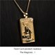 thumbnail image 1 of Collar de tarot de Salomón, moderno collar de estilo punk hip-hop para hombres y mujeres con collar cuadrado de diamantes, 1 of 6