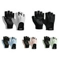 thumbnail image 4 of Mosiee Gants d'Entraînement Demi-Doigt Gants de Gym Musculation Courts Sans Doigts, 4 of 7