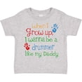 thumbnail image 3 of Inktastic Drummer Like Daddy Boys or Girls Toddler T-Shirt, 3 of 5