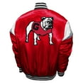 thumbnail image 3 of Men's Franchise Club Red Georgia Bulldogs Power Satin Full-Snap Jacket, 3 of 3