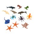 thumbnail image 2 of EeaseCA 12Pcs Marine Animals Models Simulated Ocean Animals Toys Plastic Sea Animals Props, 2 of 8