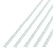 FASÄDE 47 in. Decorative Vinyl J Trim Matte White (5 Pack)