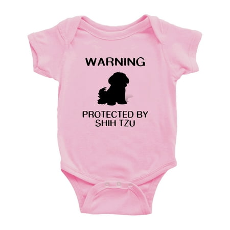 

Warning: Protected by A Shih Tzu Dog Funny Baby Rompers Bodysuit (Pink 18-24 Months)