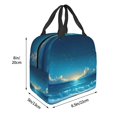 thumbnail image 2 of Naloa Night Sky Beach Scene Print Lunch Box for Women Men,Insulated Lunch Bag,Lunchbox,Thermal Leakproof Cooler,Reusable Lunch Tote Bag for Work School Travel Picnic, 2 of 7