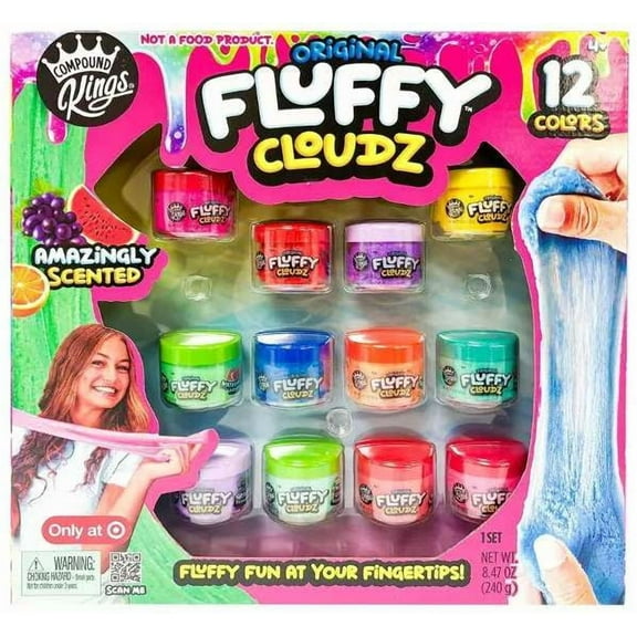 Compound Kings Fluffy Cloudz Slime 12-Pack