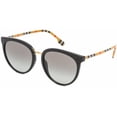 thumbnail image 3 of Burberry BE 4316F Plastic Womens Round Sunglasses Black 57mm Adult, 3 of 4