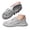 Grey, variant on Men's Foam Runner Sneakers Cloud Slides Pillow Closed Toe Sandals Non Slip Sports Lightweight Walking Shoes with Arch Support Size 8,Black