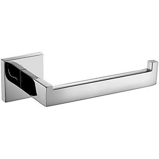 Portarrollos de papel higiénico de acero inoxidable 304, soportes de diseño pulido con espejo de metal cromado, soporte para papel + accesorios de montaje, soporte para papel higiénico, accesorios