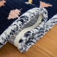thumbnail image 5 of SAFAVIEH Marrakesh Lemoine Southwestern Polyester Area Rug, Navy/Multi, 4' x 6', 5 of 8