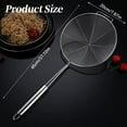 thumbnail image 3 of Ngxiha Strainer Spider Skimmers for Kitchen Cooking, Strainer Spider Skimmers for Kitchen Cooking and Frying Food, Stainless Steel Slotted Spoon Pasta Strainers Tomato Food Strainer Skimmer., 3 of 4