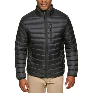 Club Room Mens Camouflage Quilted Puffer Jacket