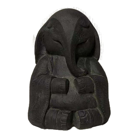 Hi-Line Gifts Zen Buddha Elephant Outdoor Garden Statue - 16.25"