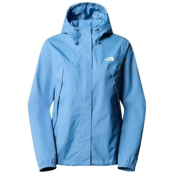 The North Face Antora Rain Jacket Women's Indigo Stone Waterproof Hooded SGN1510 (Blue,Regular,S)