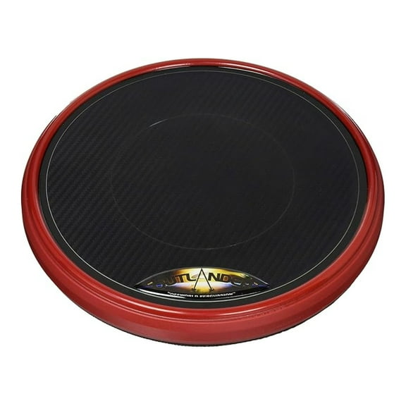 Off World Percussion Practice Pad - Outlander VML Black - 9.5 Inch - Drum Pad for Marching, Drum Set, and Practice - Includes Replacement Sheets