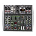 thumbnail image 1 of 6 Channel Mixing Console Bluetooth 7 Band EQ Sound Mixer 48V 99 DSP Effects Professional USB PC AM-AX6, 1 of 6