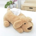 thumbnail image 1 of Plush Soft Tissue Box Cute Cartoon Animal Tissue Holder for Car, Home, Office Decoration , Yellow, 1 of 5