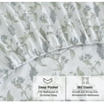 thumbnail image 2 of RUVANTI 100% Organic Cotton Sheets - Full Size bed sheet - 4 Piece Percale Weave Bedding, Crisp, Cooling & Breathable, Soft & Durable, 16" Deep Pocket, Hotel Quality Sábanas - Vine Yard, 2 of 6