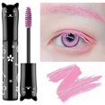 thumbnail image 1 of Rímel rosa Maquillaje de ojos de colores Mejor imprimación hipoalergénica natural Beneficio Impermeable Pestañas de secado rápido Rojo Volumen Alargamiento Rizado Definir fiesta cumpleaños mujer niña, 1 of 1
