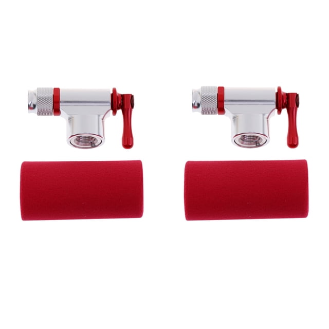 2pc Alloy CO2 Bicicleta Bicicleta Cartucho Tire Bomba Presta Schrader Tire Inflator Sunnimix Inflator Co2 de la bicicleta
