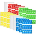 thumbnail image 6 of Worgeous 80 Sheets  of Self-Adhesive Cable Organizer Stickers Cord Tags Colorful Cord Labels Convenient Cable Labels, 6 of 8