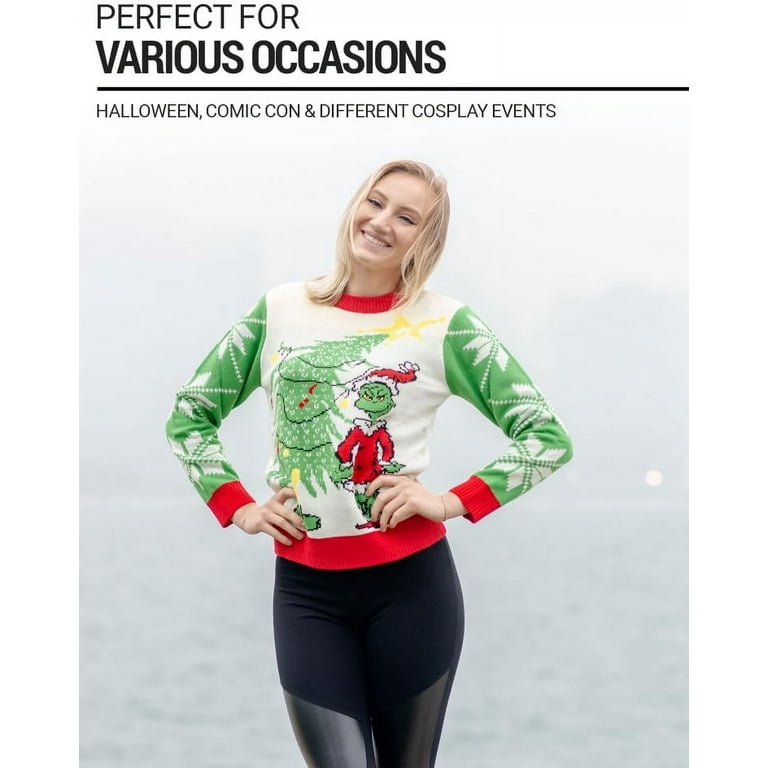 Off white christmas sweater top
