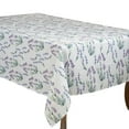 thumbnail image 4 of Saro Lifestyle Lavender Print Tablecloth 65" x 65" Square, 4 of 5