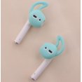 thumbnail image 2 of Ganchos de silicona para AirPods 1 y 2 JNSA, 6 pares, verdes, 2 of 2