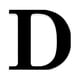 thumbnail image 1 of Yuarrent 3D acrílico letras inglesas espejo pegatina alfabeto espejo calcomanías decoración Decoración del hogar Negro letra D, 1 of 1