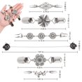 thumbnail image 2 of 6 Pcs Brooches for Women Shawl Brooch Sweater Decor Clips Vintage Cardigan Collar Clip for Women's, 2 of 7