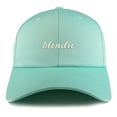 thumbnail image 1 of Trendy Apparel Shop Blondie Embroidered Structured Satin Adjustable Cap, 1 of 2