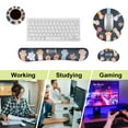 thumbnail image 3 of sixwipe Ergonomic Mouse Pad with Wrist Rest, No Slip Keyboard Wrist Rest and Computer Wrist Support, Memory Foam Wrist Pad with Cup Coaster for Keyboard for Easy Typing and Hand Pain Relief, 3 of 7