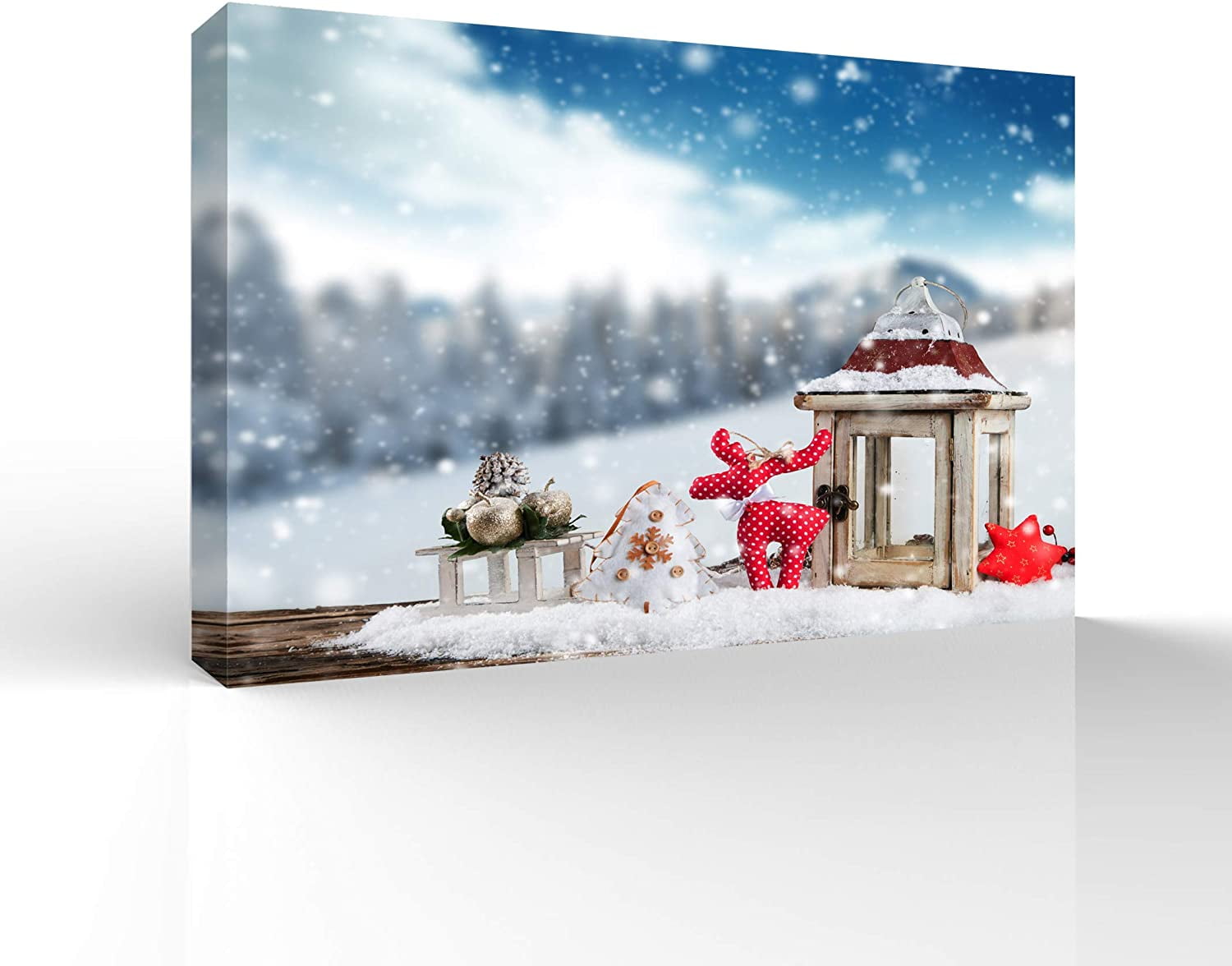 wall26 Canvas Wall Art Merry Christmas Pictures Home Wall Decorations