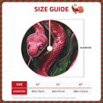 thumbnail image 2 of Sikiie Red Viper Jungle Intensity Christmas Tree Skirt, Christmas Tree Decorations, Christmas Decor, Tree Mat Decoration(30-48IN)-36", 2 of 6