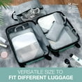 thumbnail image 5 of Livhil 6 Set Compression Packing Cubes for Suitcases, Travel Accessories Suitcase Organizer Bags Set, Packing Cubes for Travel Luggage Organizer Women Men, 5 of 7