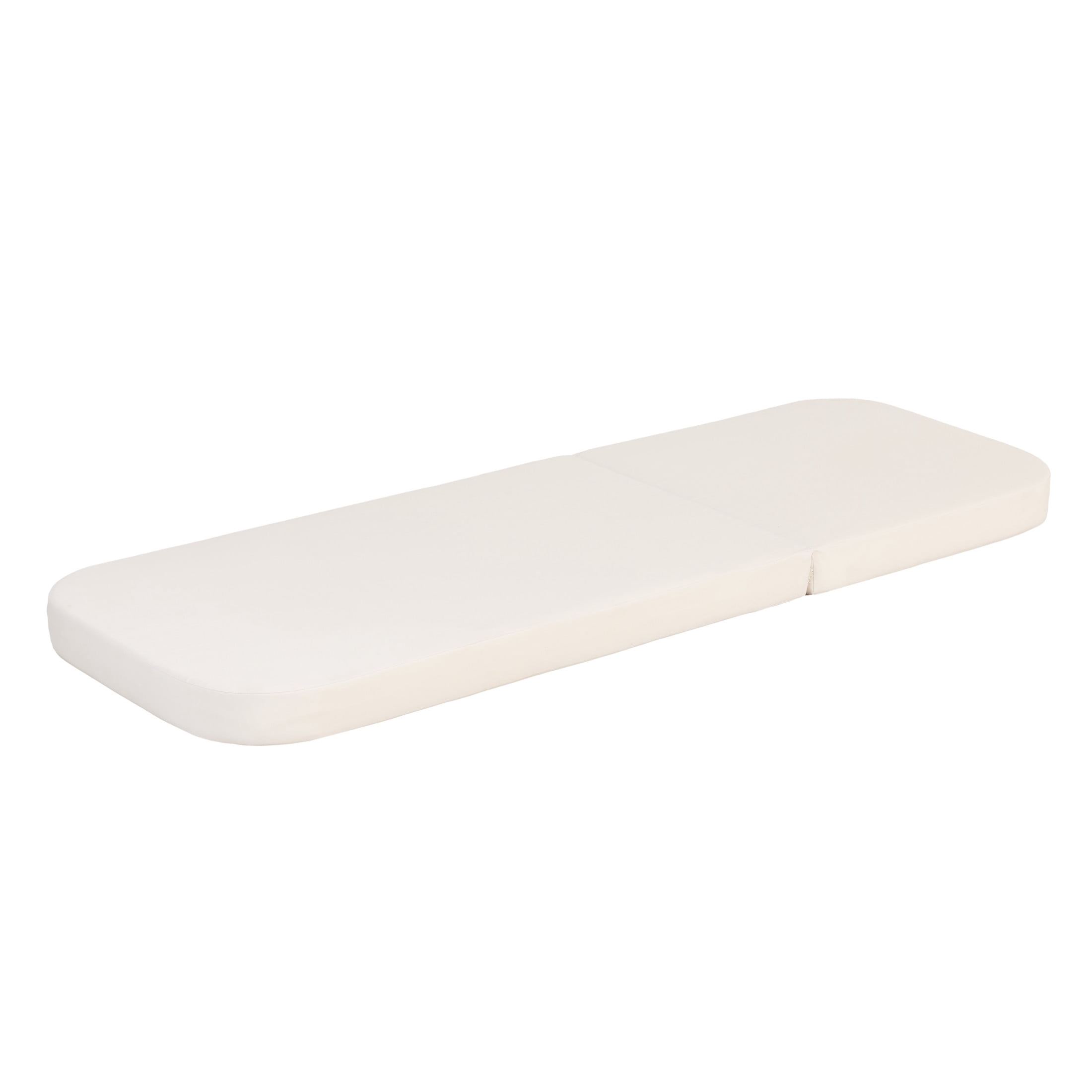 Christopher Knight Home 2-Fold Outdoor Chaise Lounge Cushion, 3.94-Inch Thick Foam, Cream