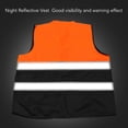 thumbnail image 3 of Chaqueta Reflectante, Chaleco Reflectante De Seguridad Con Diseño De Cremallera Naranja XL Para Patrulla De Seguridad Pública, 3 of 7