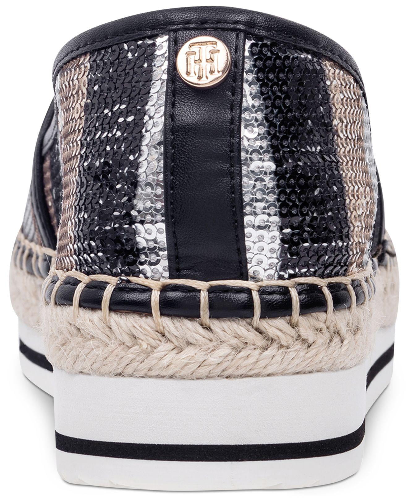 Tommy Hilfiger Womens Carliss2 Fabric Closed Toe Espadrille Flats Tommy Hilfiger Womens Carliss2 Fabric Closed Toe Espadrille Flats