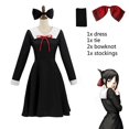 thumbnail image 1 of Anime kaguya-sama: Love Is War Cosplay Shinomiya Kaguya Fujiwara Chika disfraces uniforme peluca mujeres niñas vestido disfraz de Halloween, 1 of 5