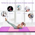 thumbnail image 5 of Costway 4'x 10'x 2''Folding Gymnastics Tumbling Mat Indoor Outdoor Gym Stretching Yoga, 5 of 11