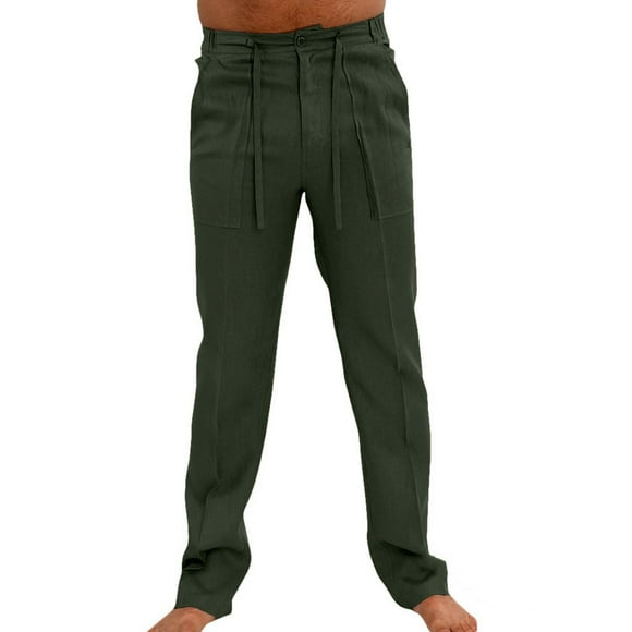 Mens Elastic Waist Pants Big And Tall