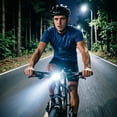 thumbnail image 3 of High-Intensity Multicolor LED Front Light for Enhanced Nighttime Cycling Visibility and, 3 of 4