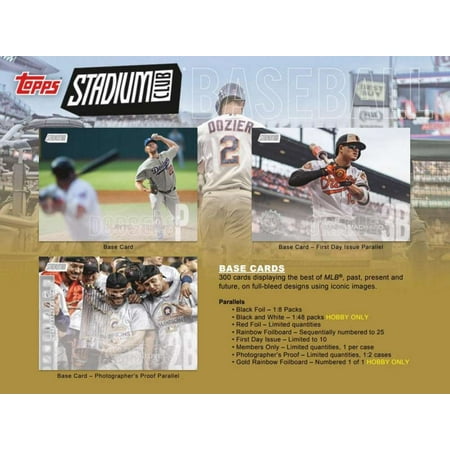 Stadium Club - 2018 Topps Stadium Club Baseball Hobby Box
