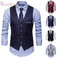 thumbnail image 2 of Chaleco De Esmoquin Casual Formal Sin Mangas Para Hombrepangjing, 2 of 3